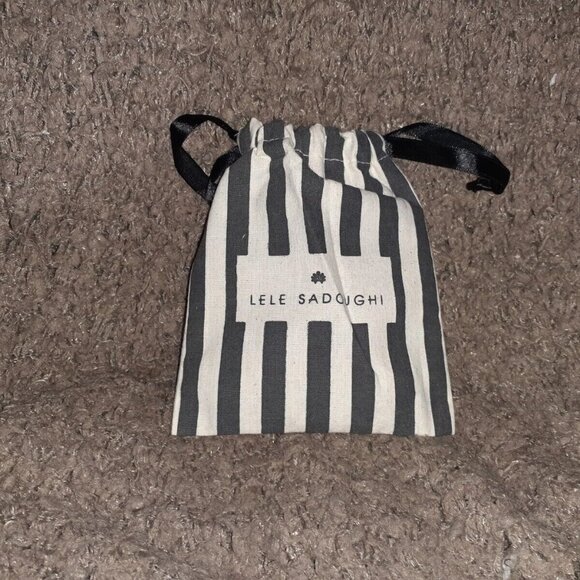 AUTHENTIC LELE SADOUGHI WATER LILY CRYSTAL BLUSH EARRINGS-$118-NEW WITH POUCH - Picture 3 of 4